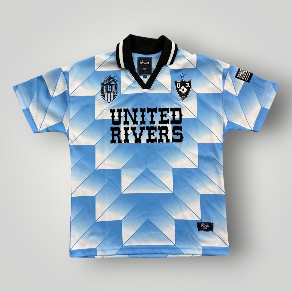 United Rivers FC x Athletum FC Soccer Jersey (Blue) sz S
